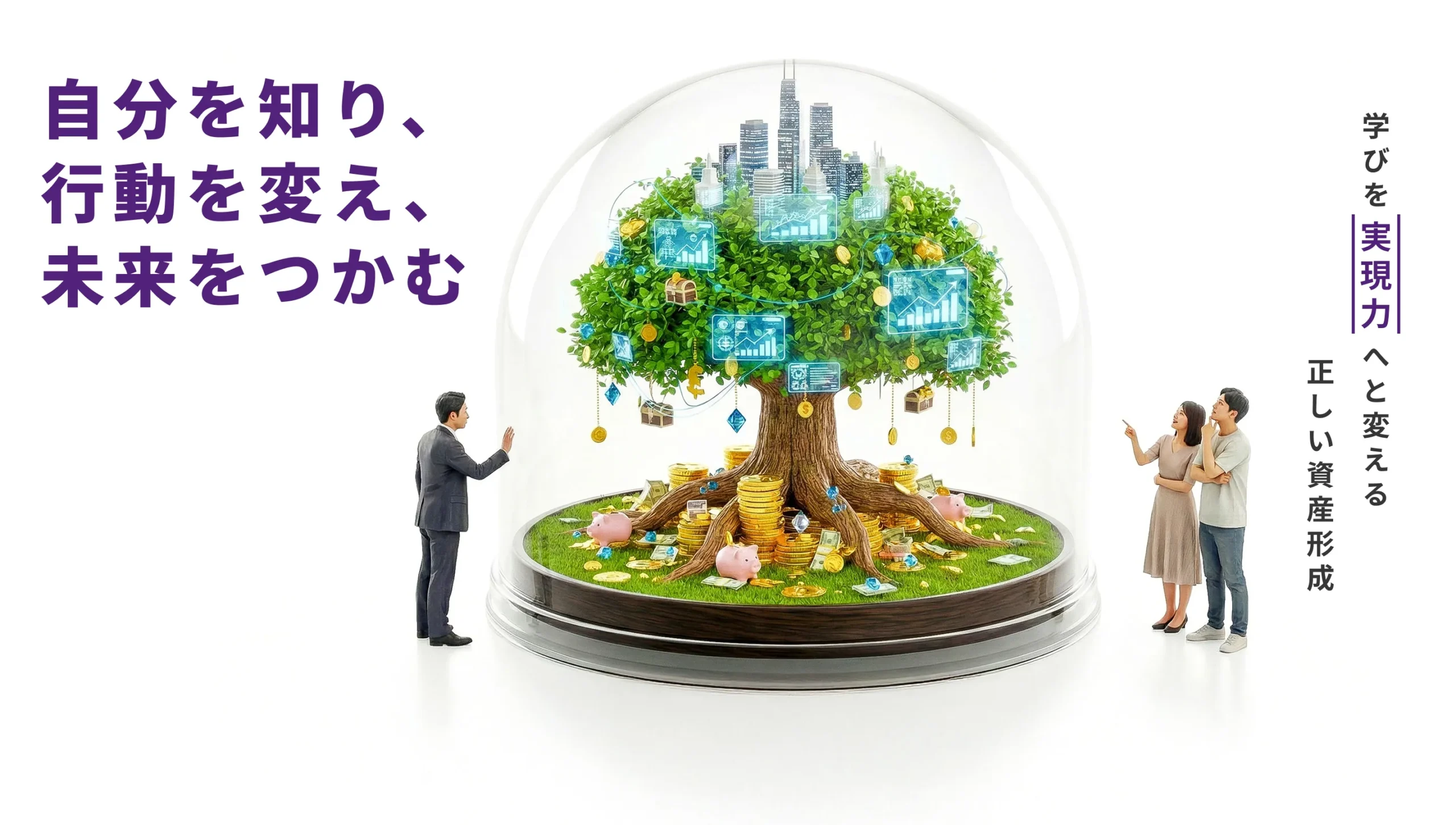 自分を知り、行動を変え、未来をつかむ　学びを実現力へと変える正しい資産形成